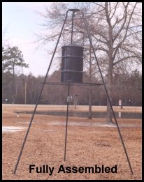 Fully Assembled Deer Feeder Stand